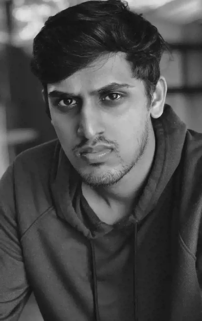 Freelance digital marketer in Kochi portrait with confident expression in professional setting